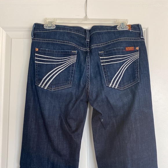 7 for all mankind dojo flare jeans, size 29 - Picture 3 of 4